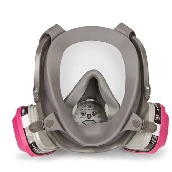 3M Full Face Respirator 6700 Small+ Multi Gas Organic Vapor P100 Cartridge 60923 - Picture 2 of 16